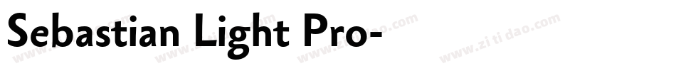 Sebastian Light Pro字体转换